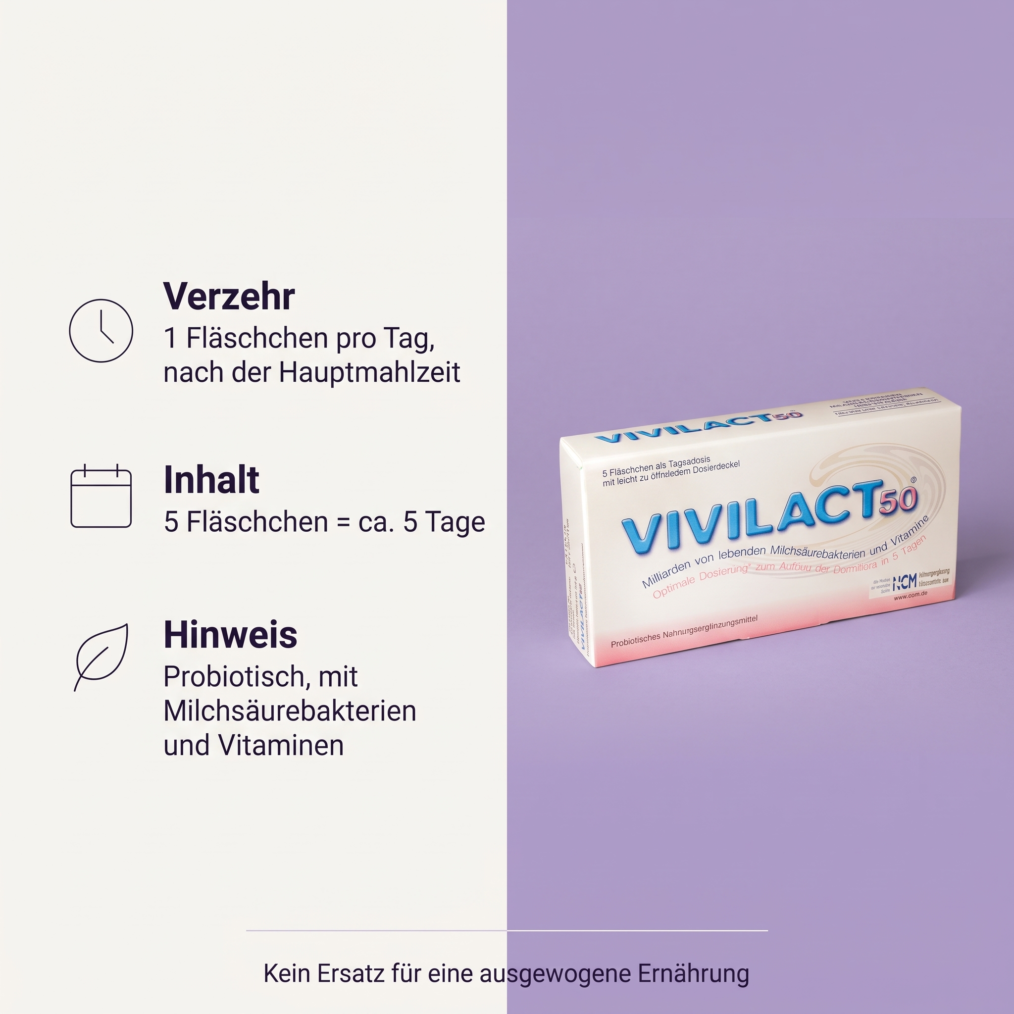 Vivilact Milchfermente Trinkampullen Vivilact Milchfermente Trinkampullen