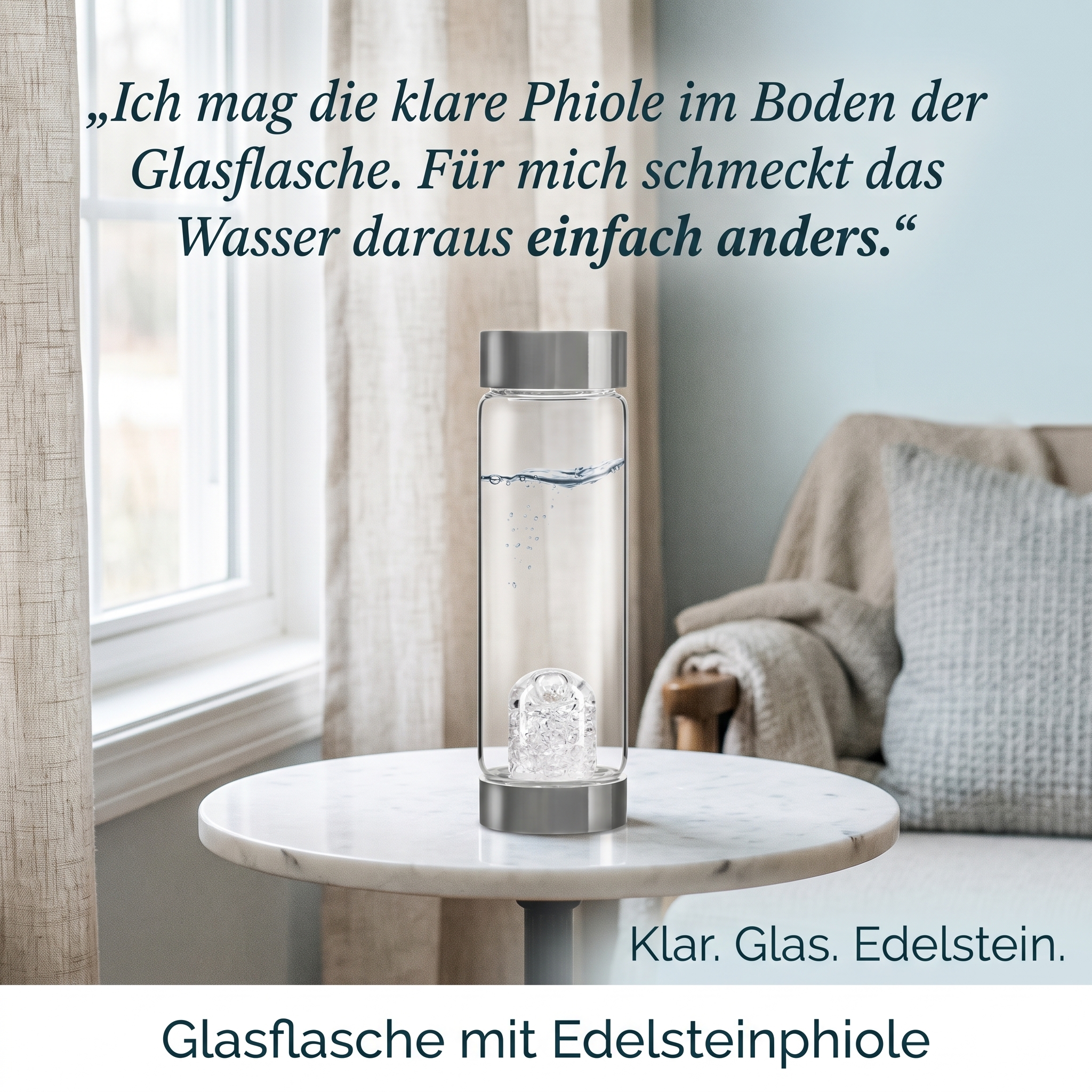 Edelsteinflasche ViA Diamonds