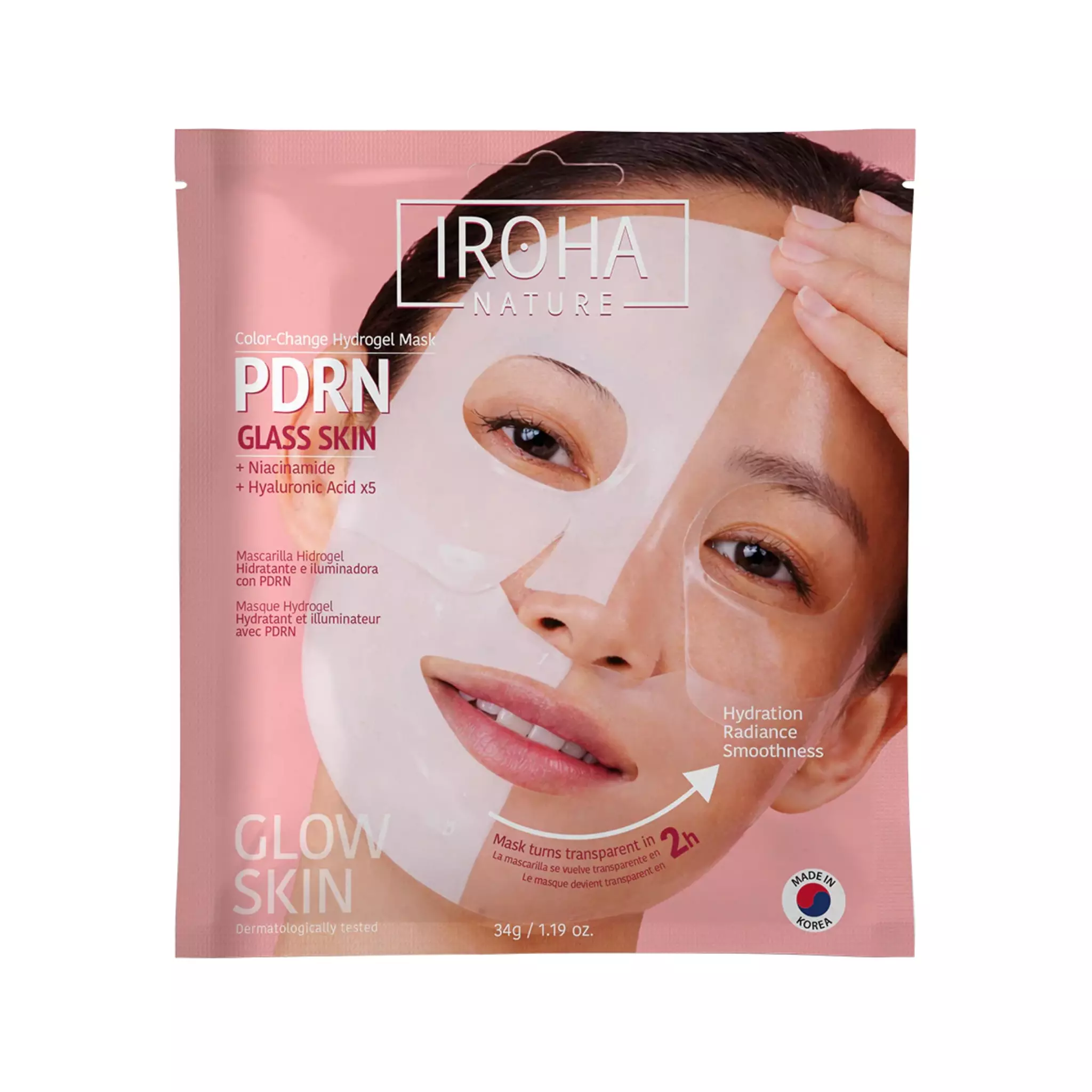 Hydrogel Vliesmaske Aufhellend Glass Skin PDRN