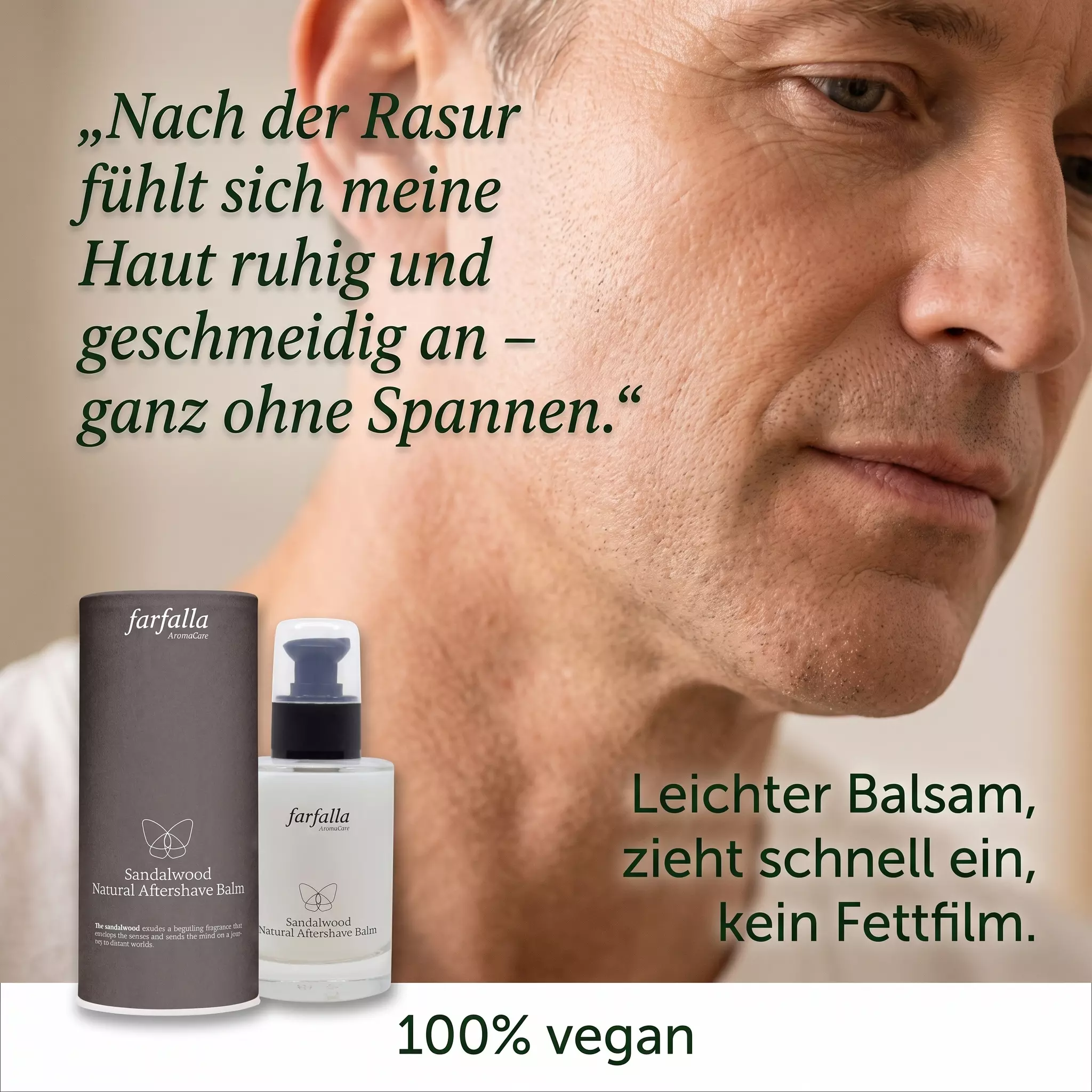 Natural Aftershave Balm Sandalwood