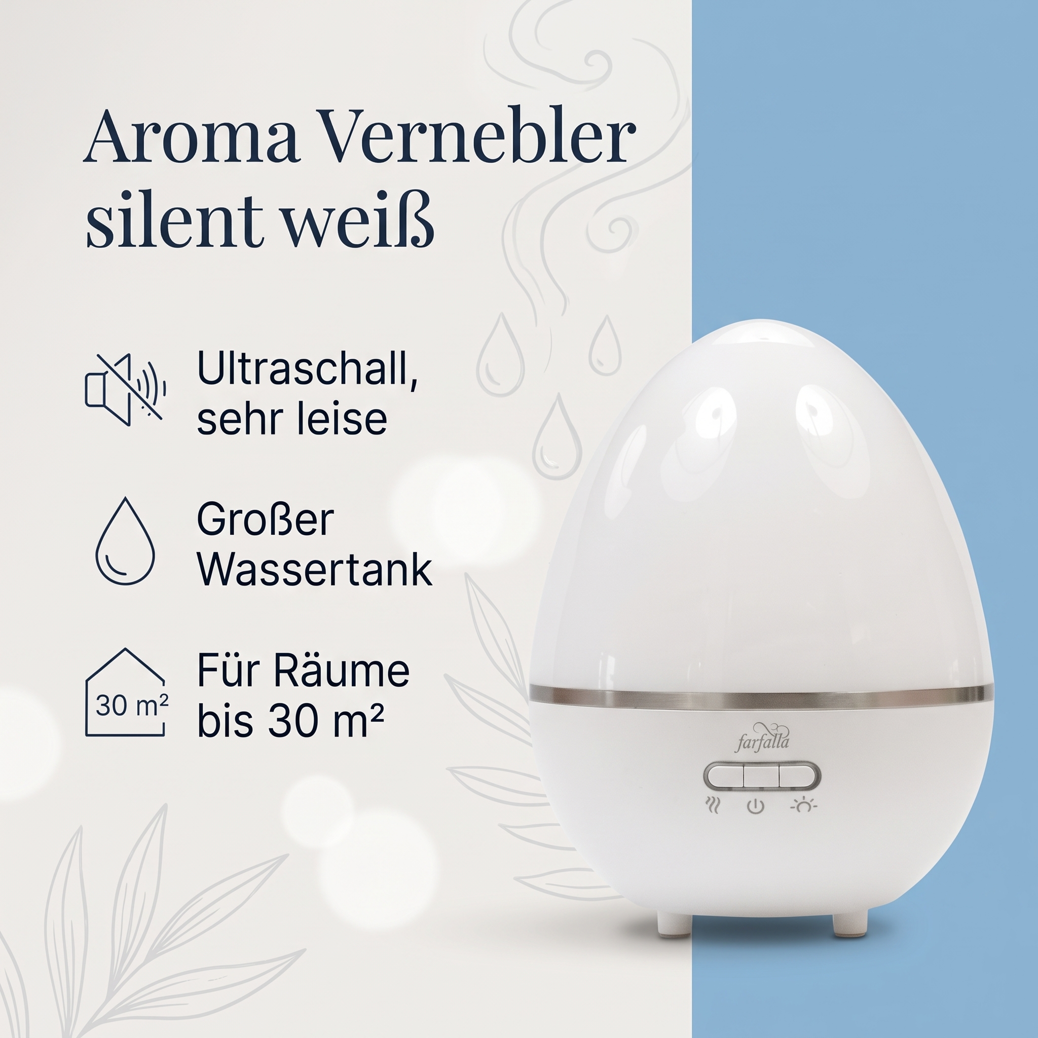 Aroma Vernebler silent weiß
