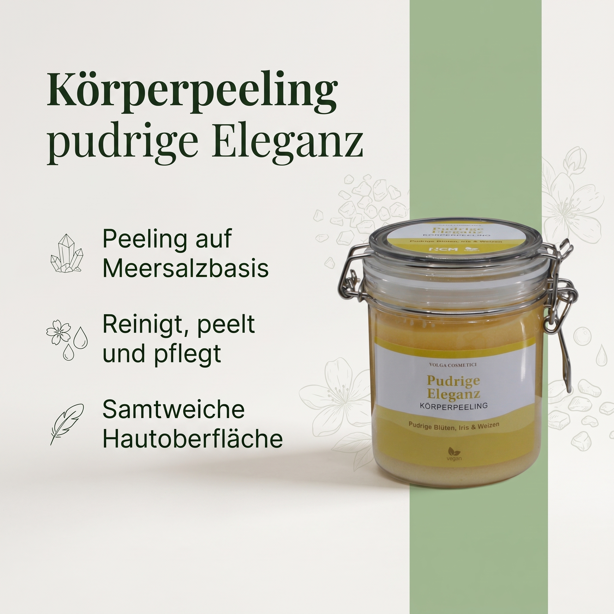 Körperpeeling pudrige Eleganz
