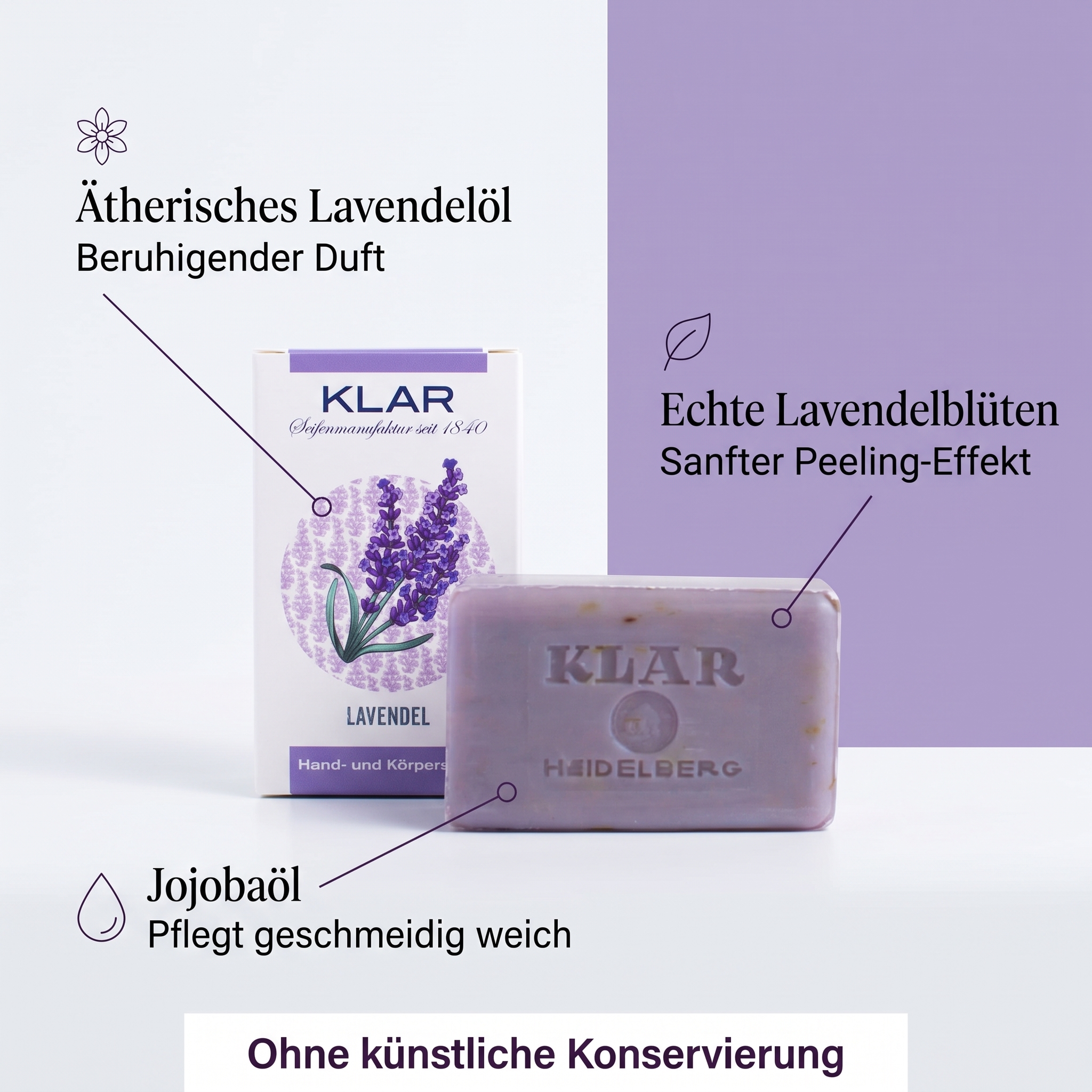 Klar´s Lavendelseife Klar´s Lavendelseife