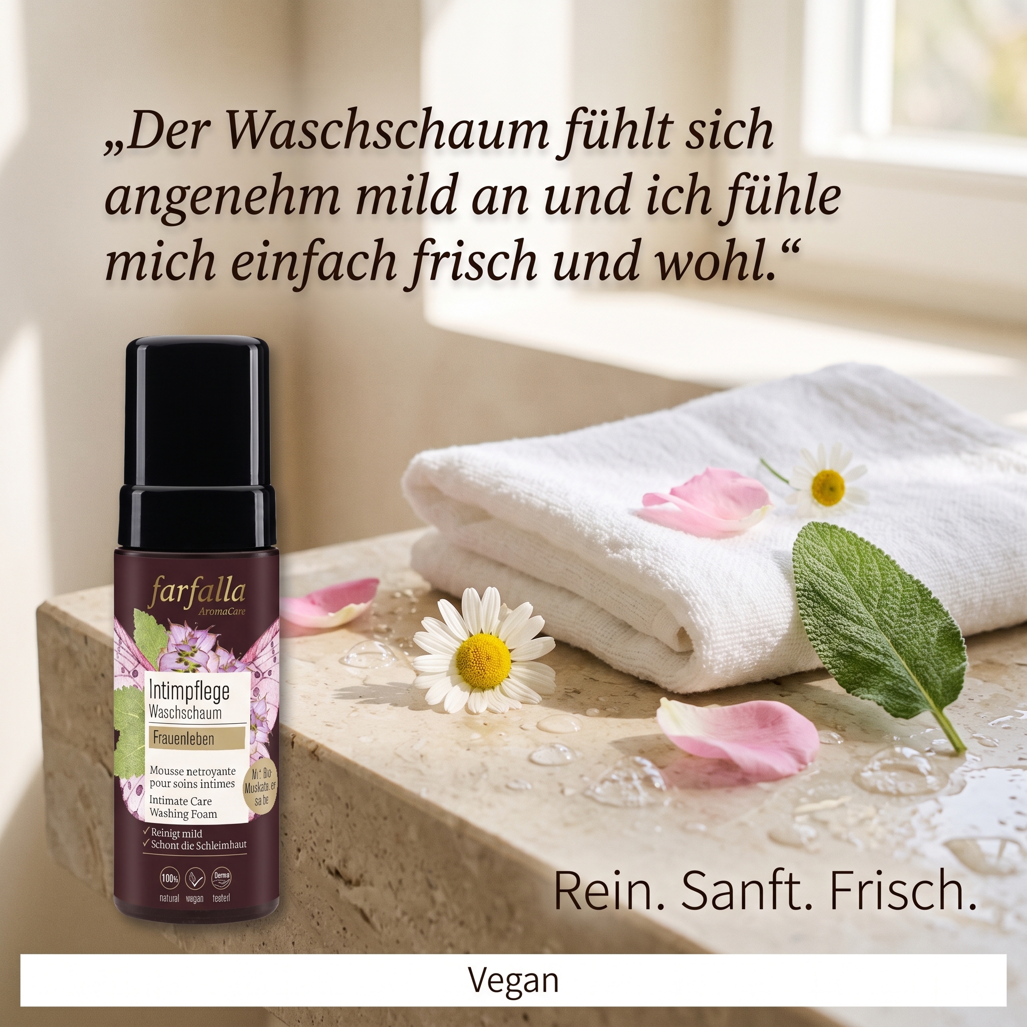 Frauenleben Intimpflege Waschschaum 