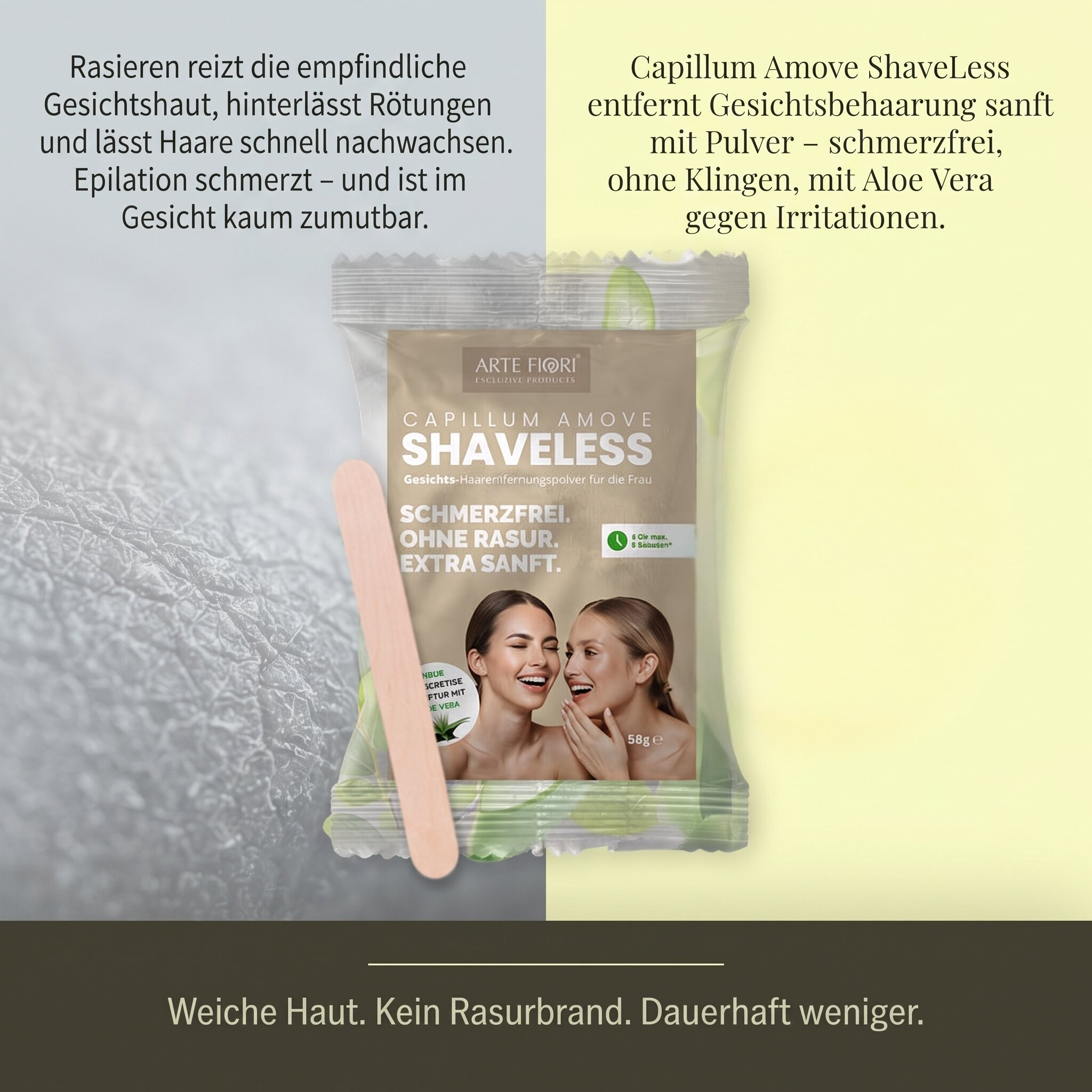 Gesichtsenthaarung Capillum Amove ShaveLess Gesichtsenthaarung Capillum Amove ShaveLess