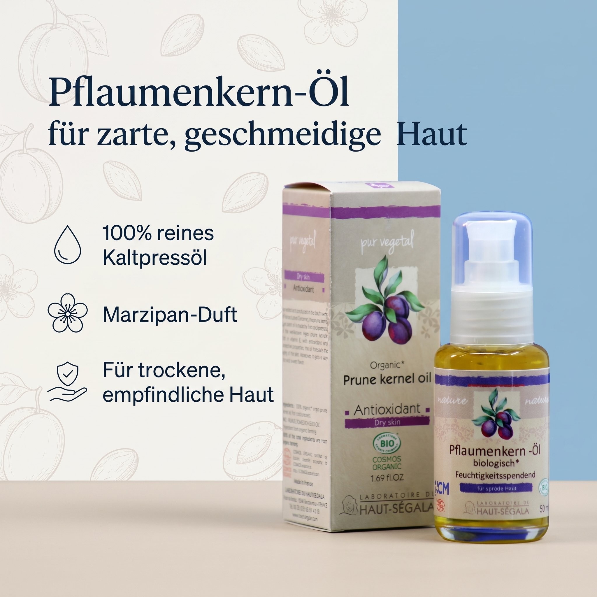 Pflaumenkern-Öl (Prune kernel oil) Pflaumenkern-Öl (Prune kernel oil)