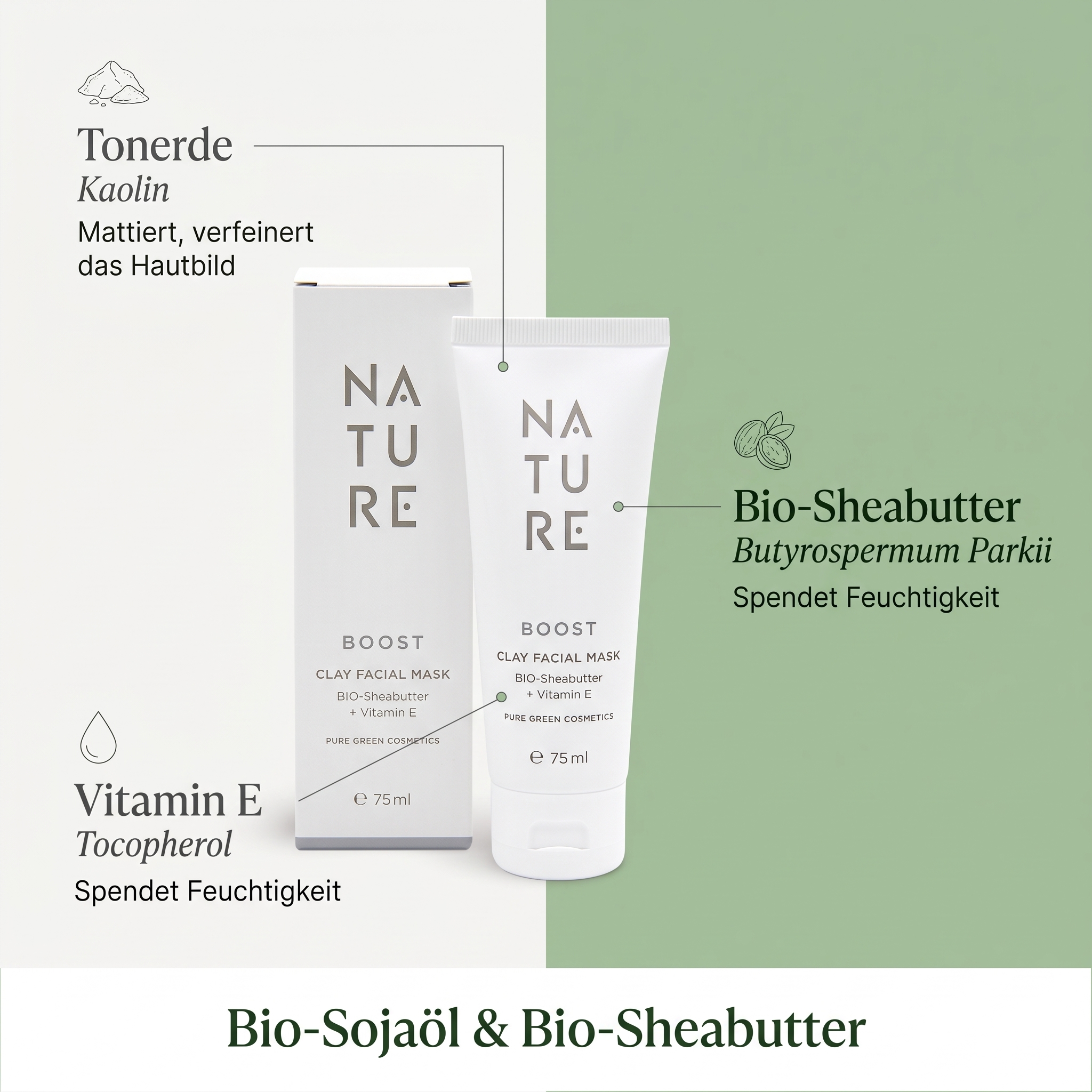 Clay Facial Mask BOOST Clay Facial Mask BOOST