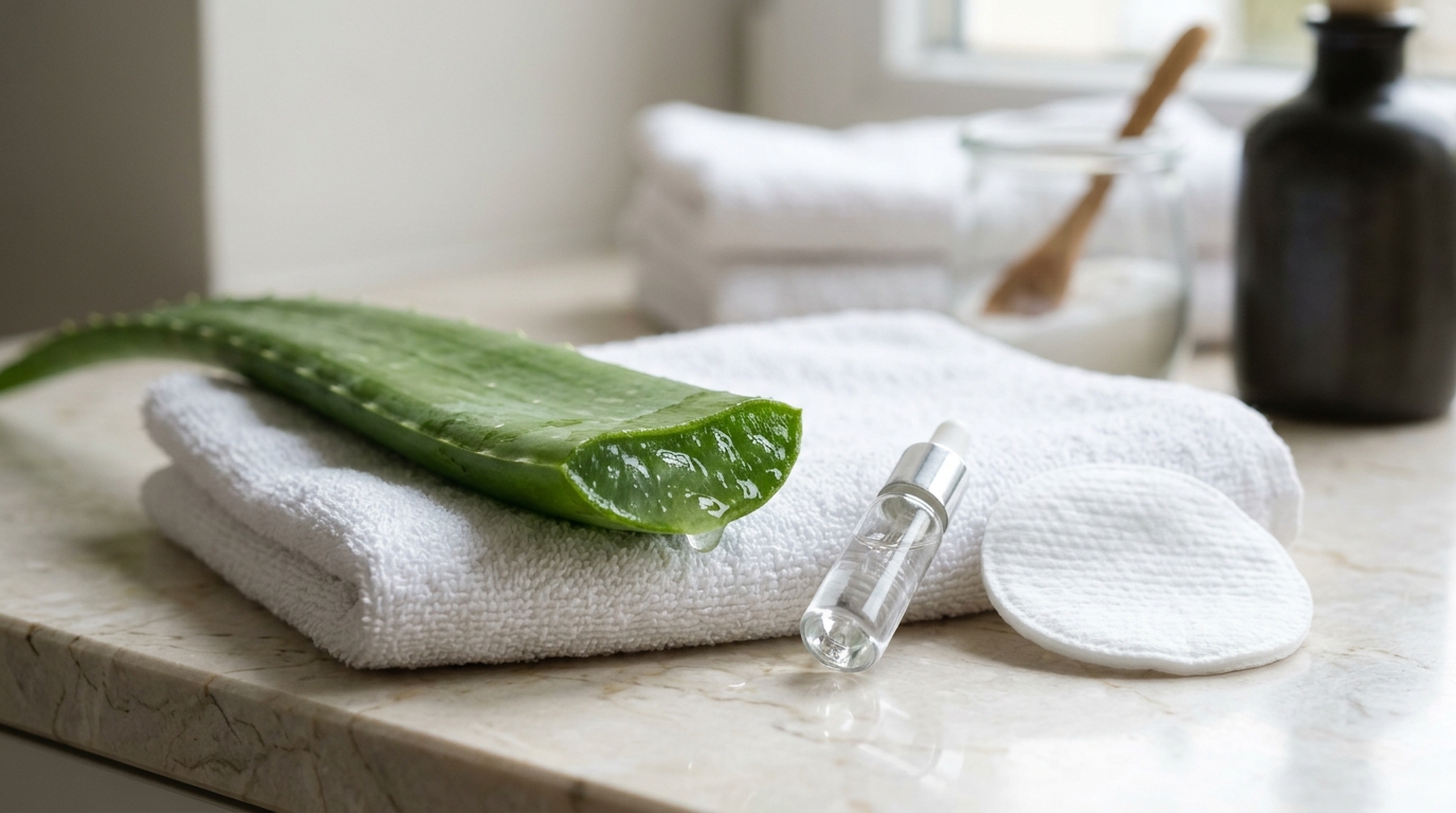 Aloe Vera bei nach Peeling — Studio-Einsatz im Überblick